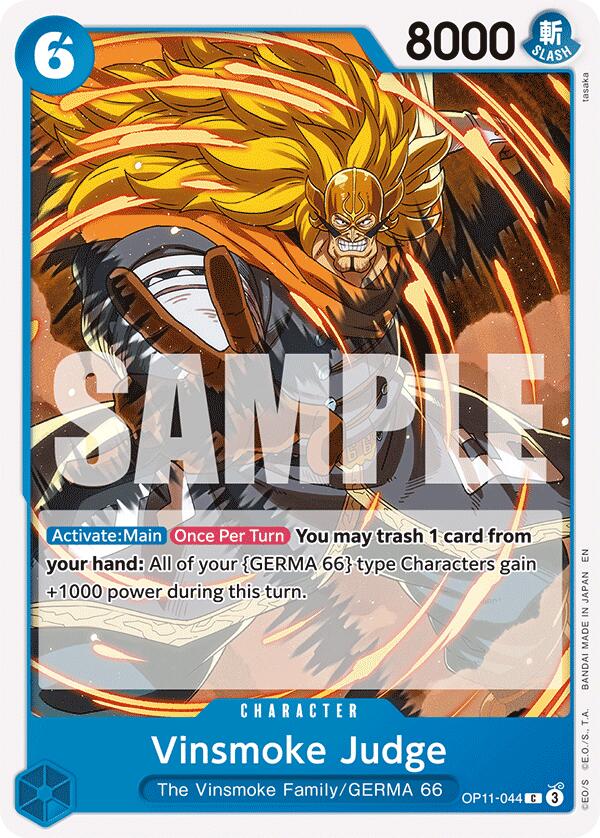 Vinsmoke Judge - OP11-044 - (A Fist of Divine Speed)