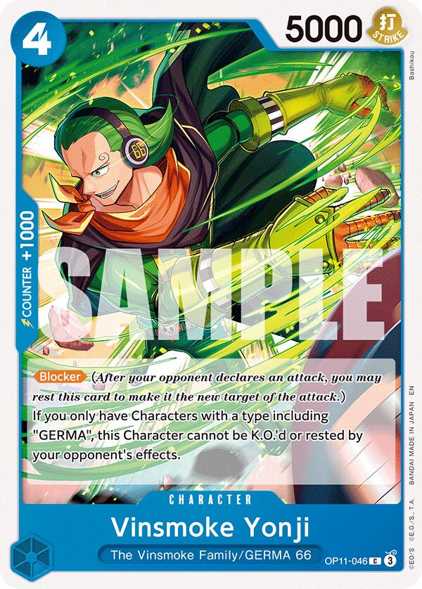 Vinsmoke Yonji - OP11-046 - (A Fist of Divine Speed)