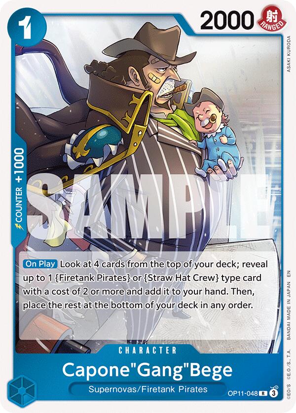 Capone"Gang"Bege (048) - OP11-048 - (A Fist of Divine Speed)