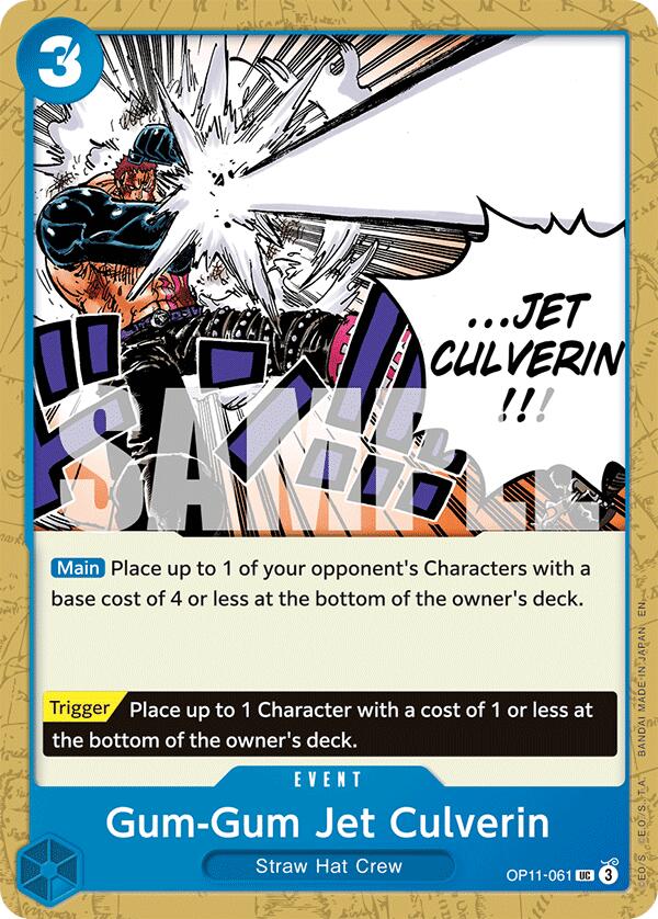 Gum-Gum Jet Culverin - OP11-061 - (A Fist of Divine Speed)