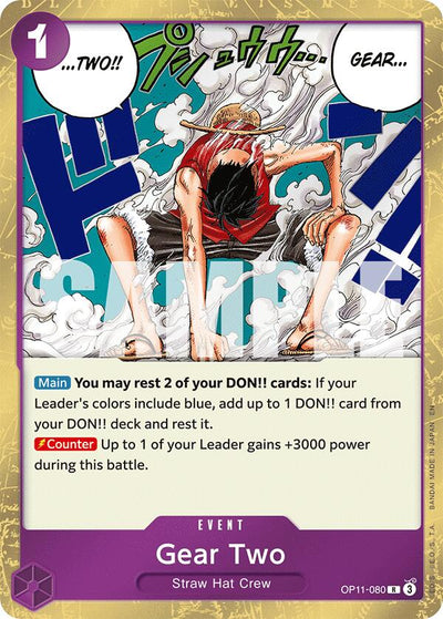 Gear Two - OP11-080 - (A Fist of Divine Speed)