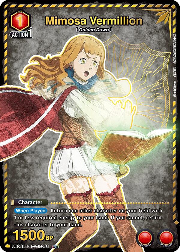 Mimosa Vermillion (091) (U*) [UE08BT - UE08BT/BCV-1-091]