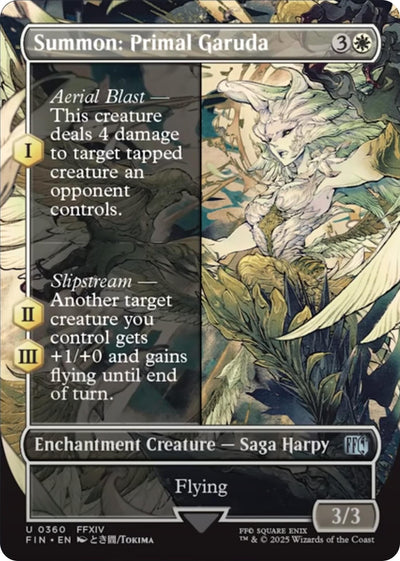 Summon: Primal Garuda (Borderless) - 360 - (FINAL FANTASY)