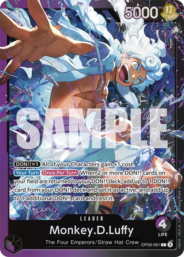 Monkey.D.Luffy (OP09-061) - OP09-061 - (Starter Deck 26: PURPLE/BLACK Monkey.D.Luffy)