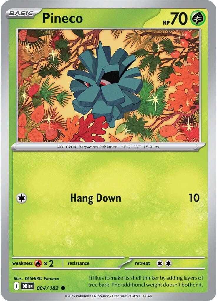 Pineco - 004/182 - (SV10: Destined Rivals)