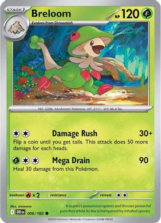 Breloom 6 Sv10 Destined Rivals