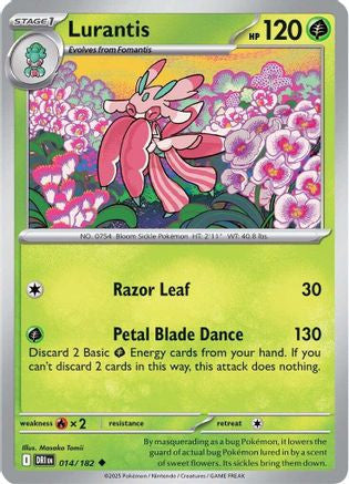 Lurantis 14 Sv10 Destined Rivals Reverse Holofoil