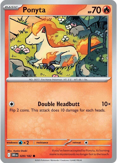 Ponyta - 029/182 - (SV10: Destined Rivals)