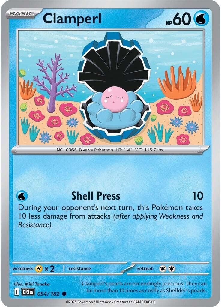 Clamperl - 054/182 - 054/182 - (SV10: Destined Rivals)