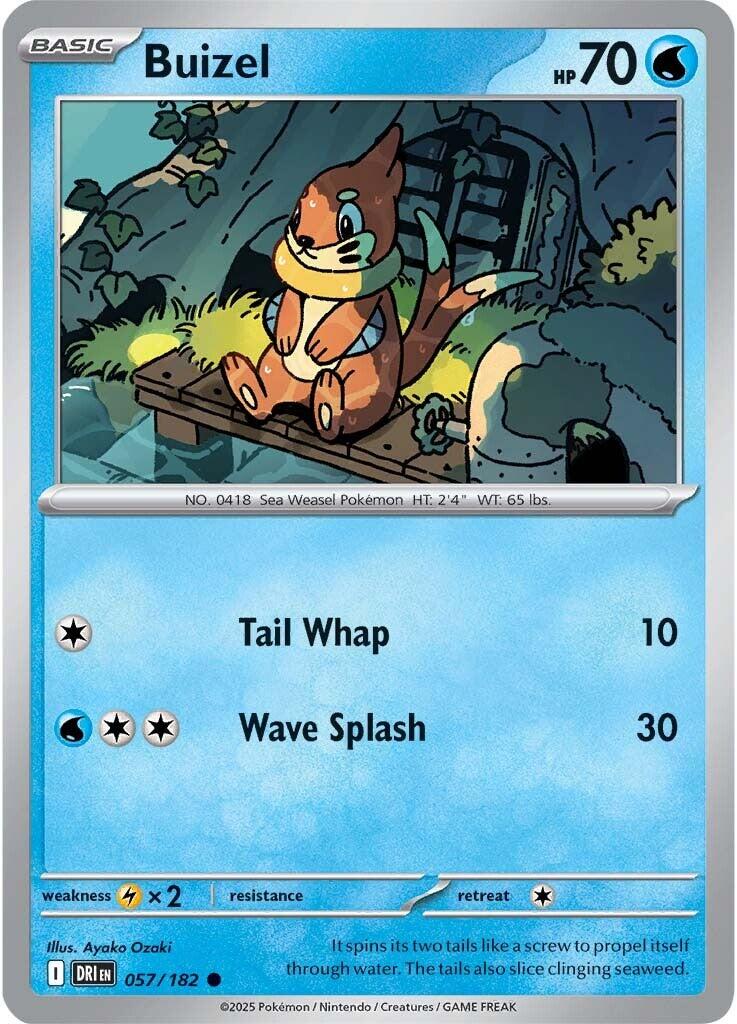 Buizel - 057/182 - (SV10: Destined Rivals)
