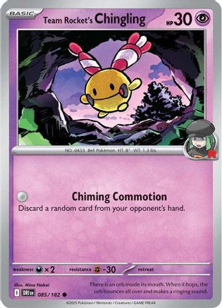 Team Rocket's Chingling 85 Sv10 Destined Rivals