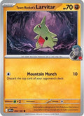 Team Rocket's Larvitar 94 Sv10 Destined Rivals Reverse Holofoil