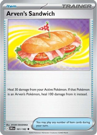 Arven's Sandwich 161 Sv10 Destined Rivals Reverse Holofoil