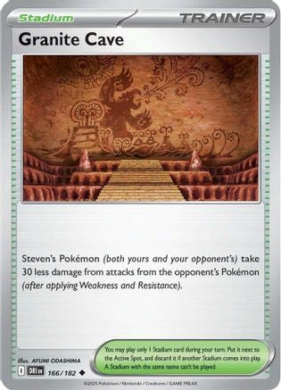 Granite Cave 166 Sv10 Destined Rivals Reverse Holofoil