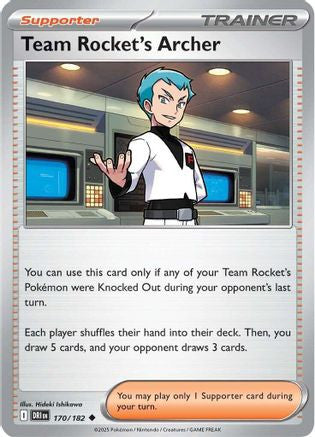 Team Rocket's Archer 170 182 170 Sv10 Destined Rivals