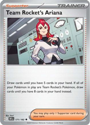 Team Rocket's Ariana 171 182 171 Sv10 Destined Rivals