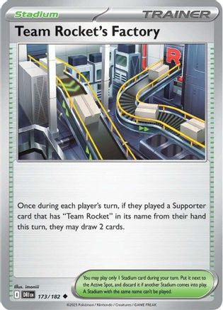 Team Rocket's Factory 173 Sv10 Destined Rivals