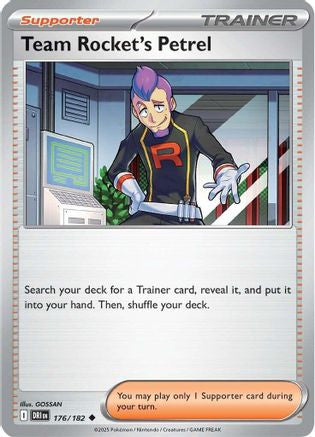 Team Rocket's Petrel 176 182 176 Sv10 Destined Rivals