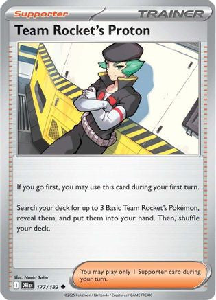 Team Rocket's Proton 177 182 177 Sv10 Destined Rivals