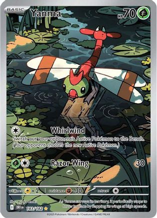 Yanma 183 182 183 Sv10 Destined Rivals Holofoil