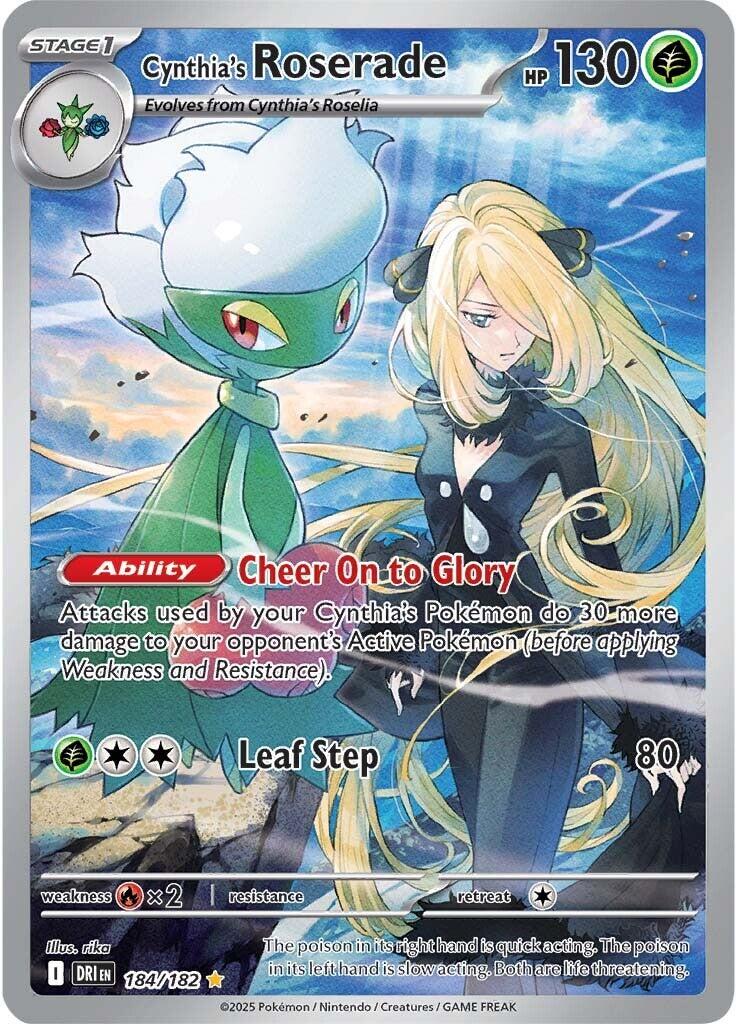 Cynthia's Roserade - 184/182 - (SV10: Destined Rivals)
