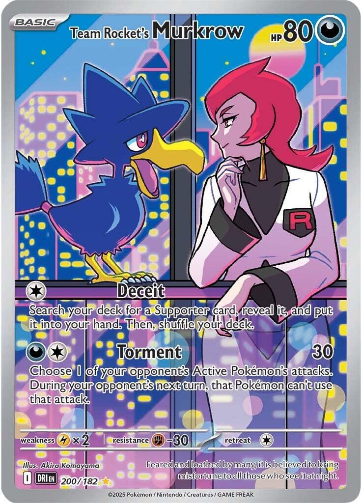 Team Rocket's Murkrow - 200/182 - 200/182 - (SV10: Destined Rivals)