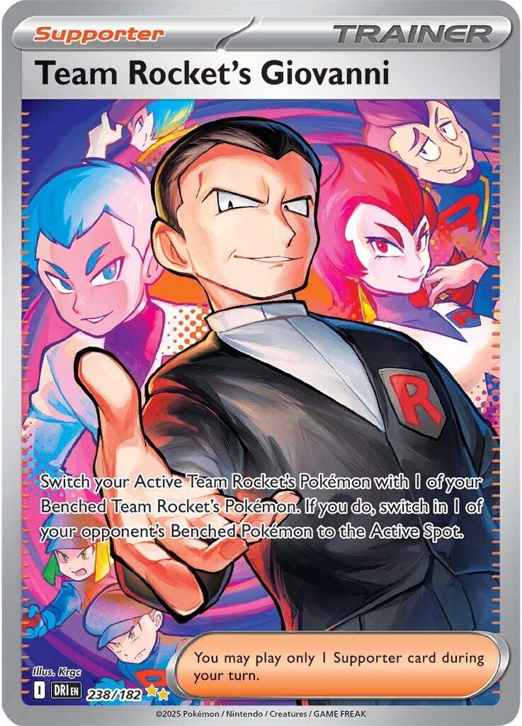 Team Rocket's Giovanni - 238/182 - 238/182 - (SV10: Destined Rivals)