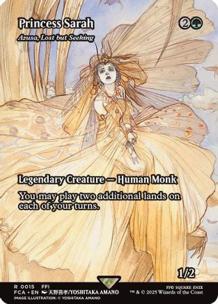 Princess Sarah - Azusa, Lost but Seeking (Showcase) (FCA-015) - FINAL FANTASY: Through the Ages Foil