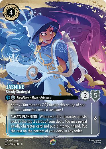 Jasmine - Steady Strategist (Enchanted) - 221/204 - (Reign of Jafar)