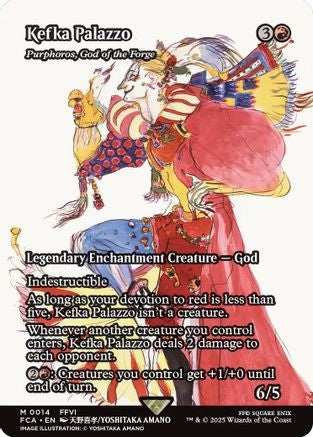 Kefka Palazzo - Purphoros, God of the Forge (Showcase) (FCA-014) - FINAL FANTASY: Through the Ages