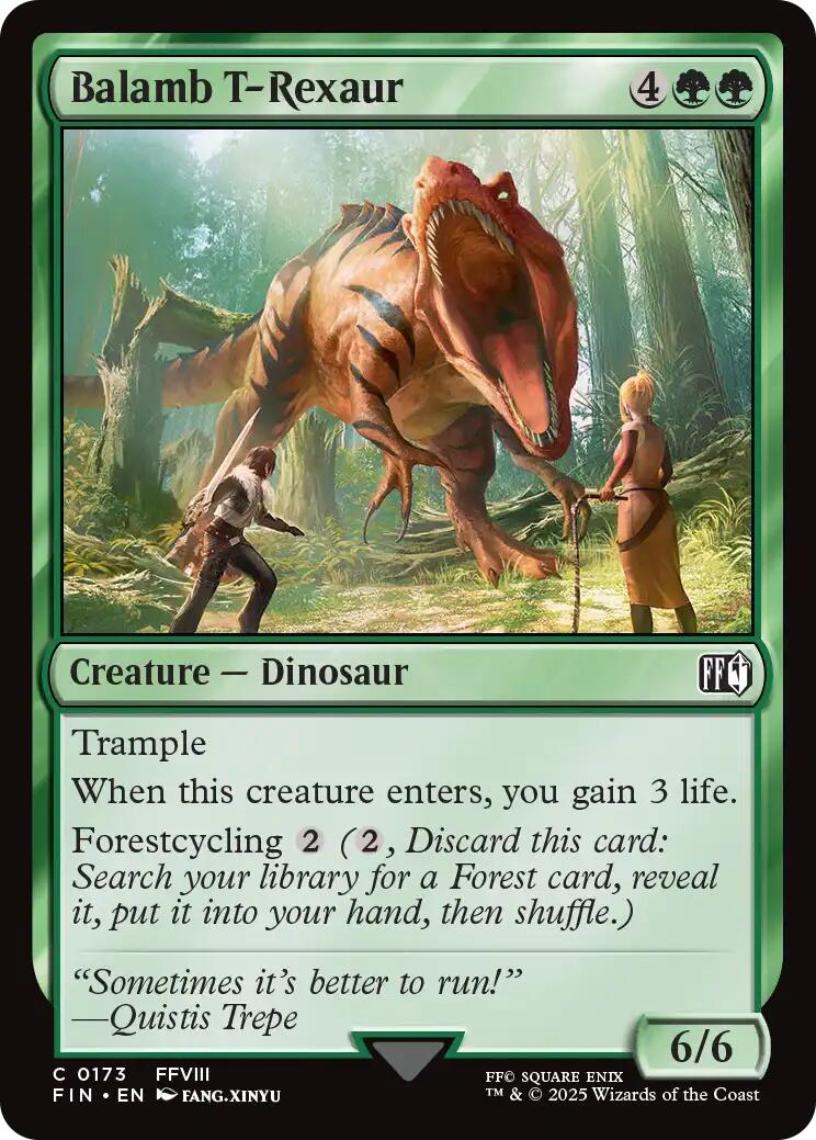 Balamb T-Rexaur - 173 - (FINAL FANTASY)