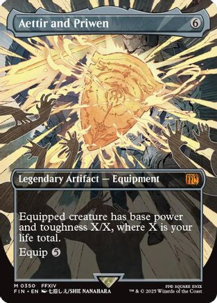 Aettir and Priwen (Borderless) (FIN-350) - FINAL FANTASY Foil