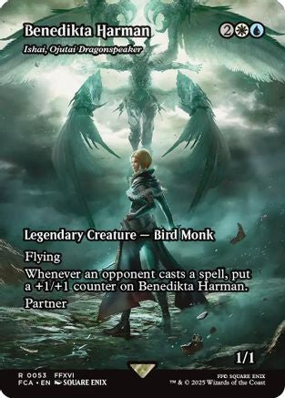 Benedikta Harman - Ishai, Ojutai Dragonspeaker (Showcase) (FCA-053) - FINAL FANTASY: Through the Ages Foil