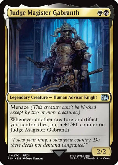 Judge Magister Gabranth - 230 - (FINAL FANTASY)