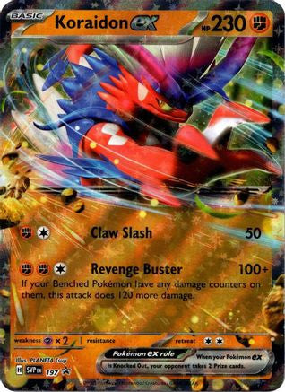 Koraidon Ex 197 197 Sv Scarlet Violet Promo Cards Holofoil