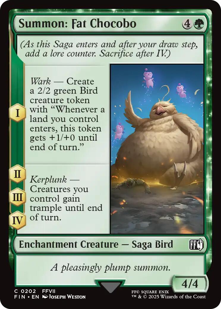 Summon: Fat Chocobo - 202 - (FINAL FANTASY)
