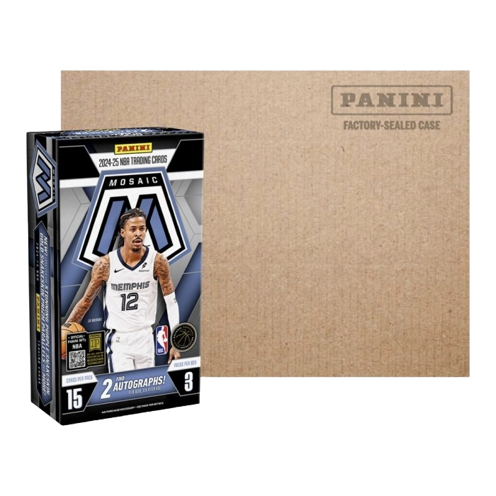 2024/25 Panini Mosaic Basketball Hobby 12 Box Case