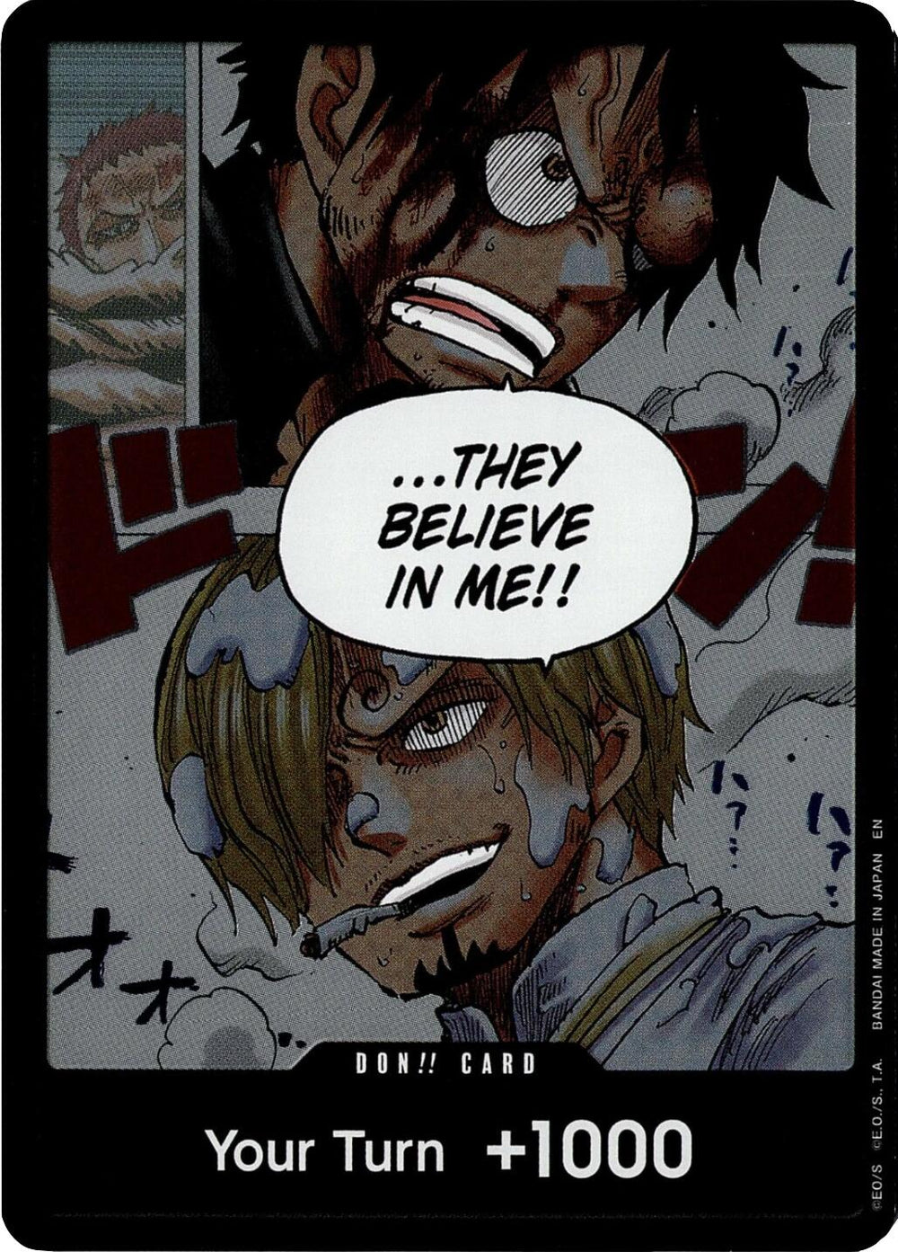 DON!! Card (Alternate Art) -  - (A Fist of Divine Speed)