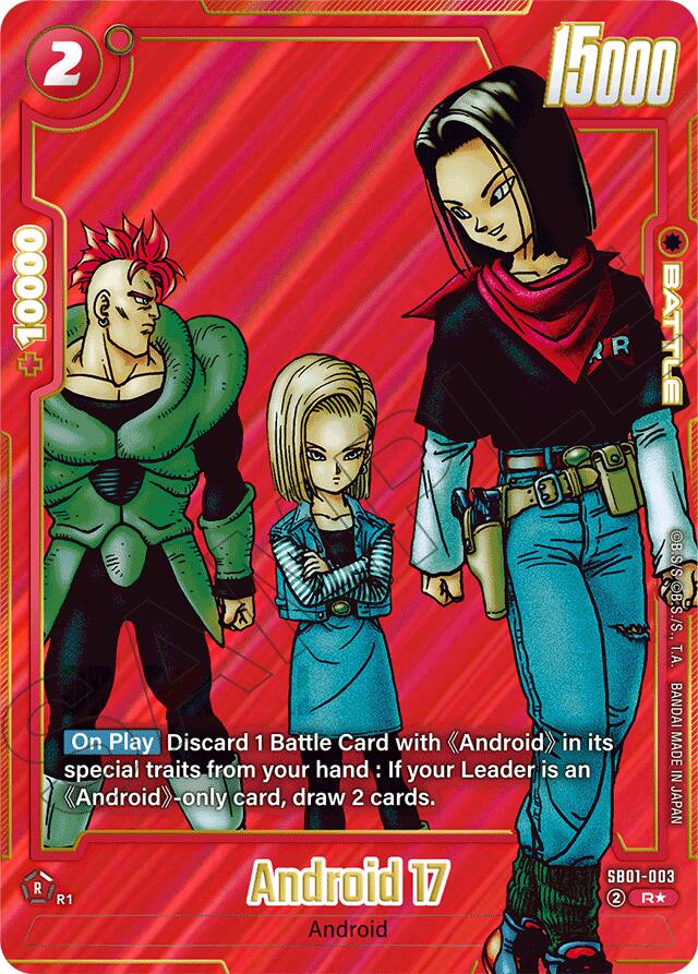 Android 17 - SB01-003 (Alternate Art) [SB01 - SB01-003]