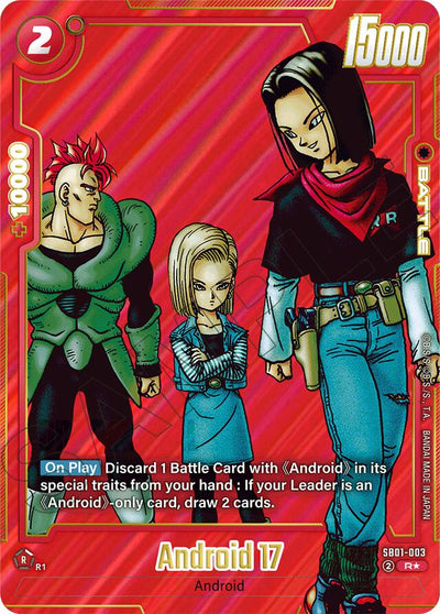 Android 17 - SB01-003 (Alternate Art) [SB01 - SB01-003]