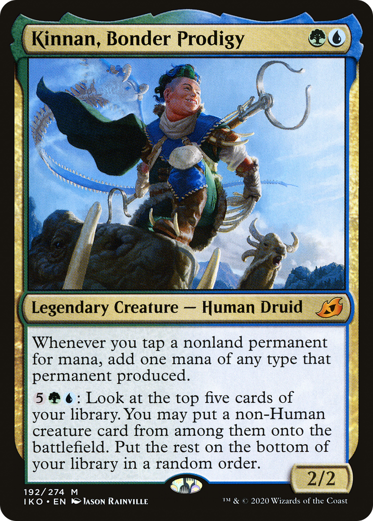 Kinnan, Bonder Prodigy (IKO-192) - Ikoria: Lair of Behemoths Foil