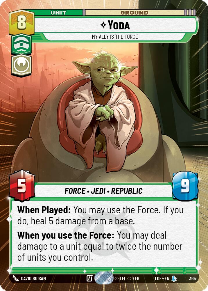 Yoda - My Ally is the Force (Hyperspace) - 365 - (Legends of the Force)