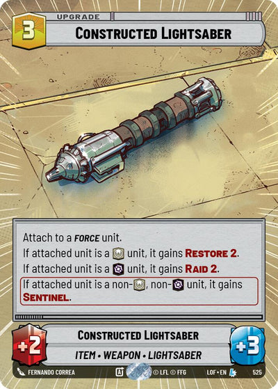 Constructed Lightsaber (Hyperspace) - 525 - (Legends of the Force)