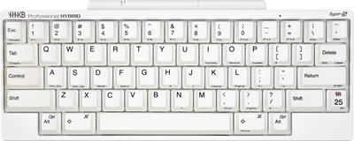 HHKB Hybrid Type-S SNOW 25th Anniversary Edition 60% Dye Sub PBT Mechanical Keyboard
