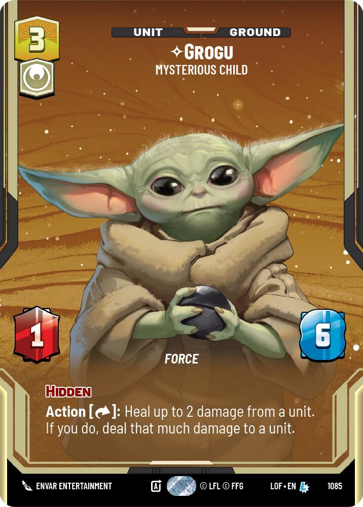 Grogu - Mysterious Child (Prestige Foil) - 1085 - (Legends of the Force)