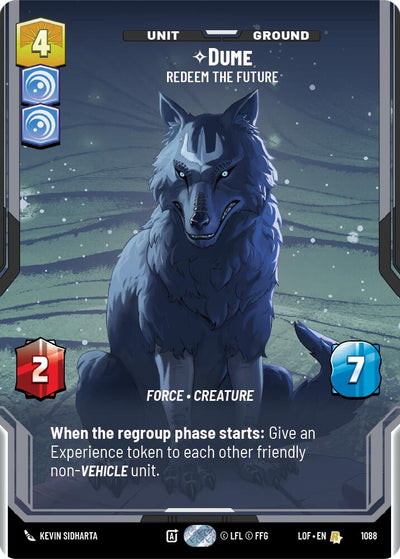 Dume - Redeem the Future (Prestige Foil) - 1088 - (Legends of the Force)
