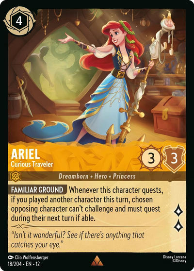Ariel - Curious Traveler - 18/204 [Wilds Unknown] [Non-Foil]