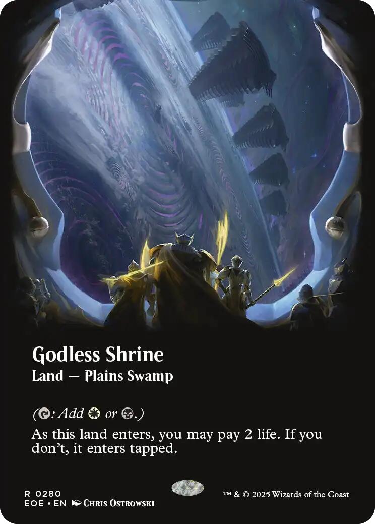 Godless Shrine (Borderless) - 280 - (Edge of Eternities)