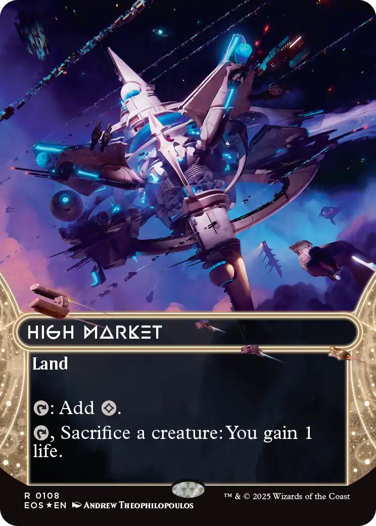 High Market (0108) (Borderless) (Galaxy Foil) [EOS - 108]