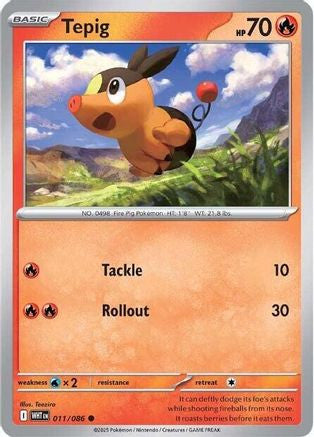 Tepig 11 Sv White Flare